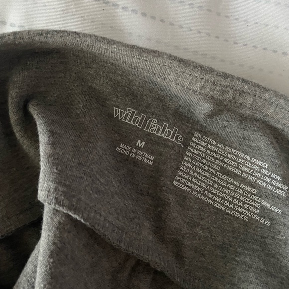 gray biker shorts - Picture 2 of 2